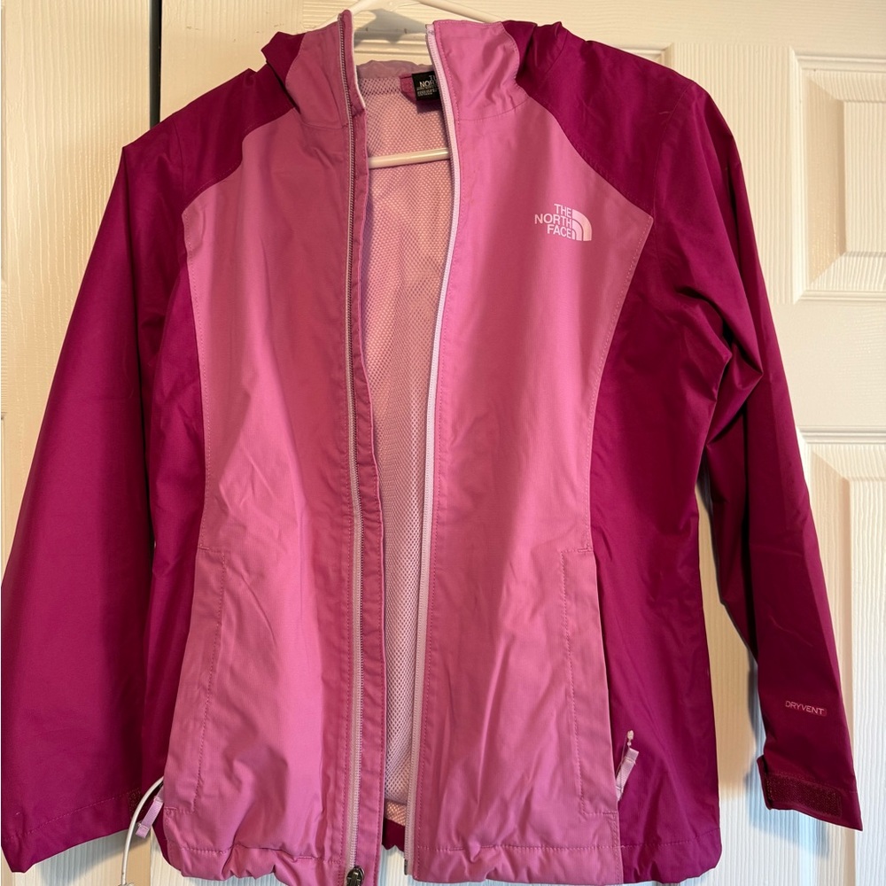 The North Face girl Two-Tone Pink Ski Jacket